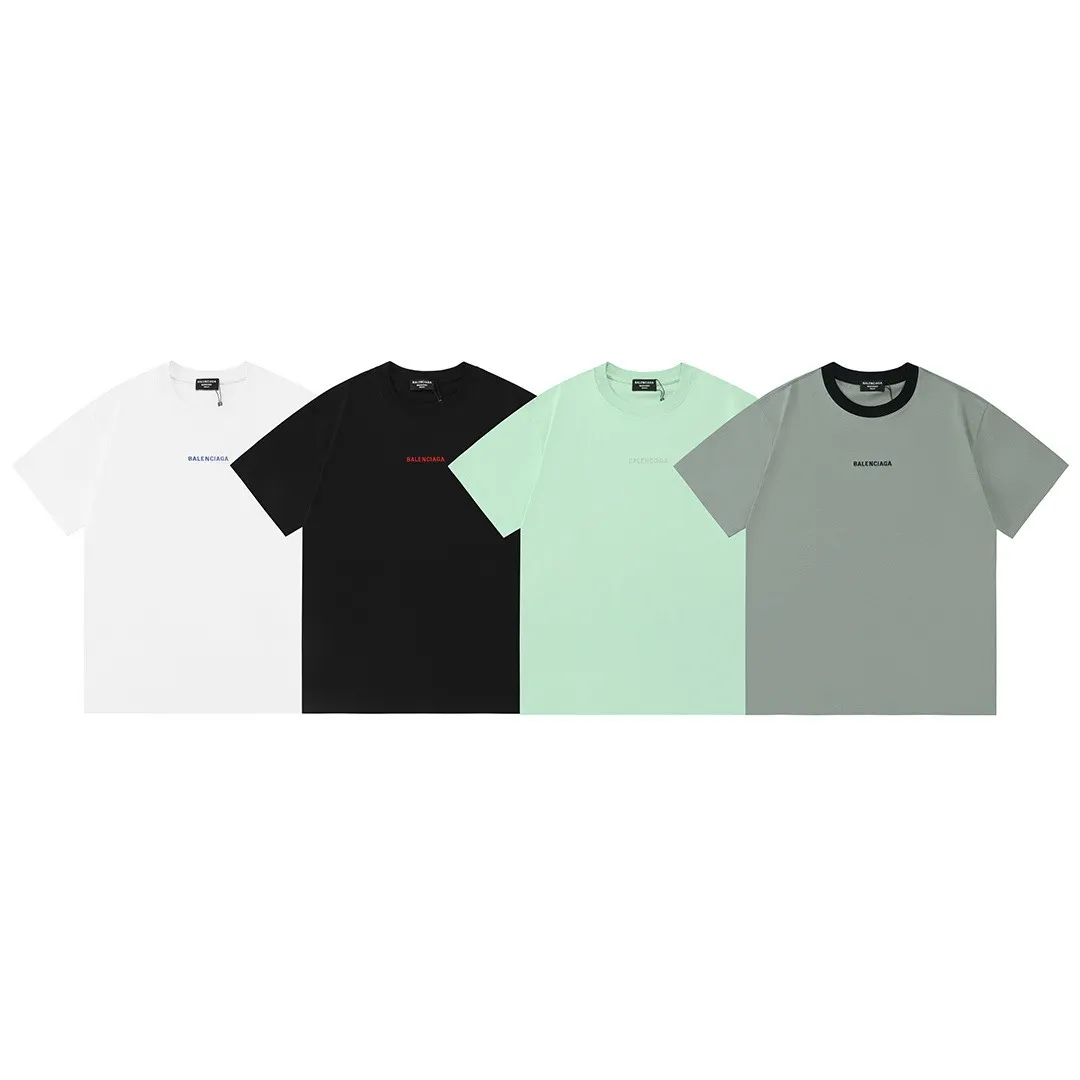 Balenciaga 2026 New Arrival logo Same Style t · 300 100％ · 32 · ：White Size：XS S M L